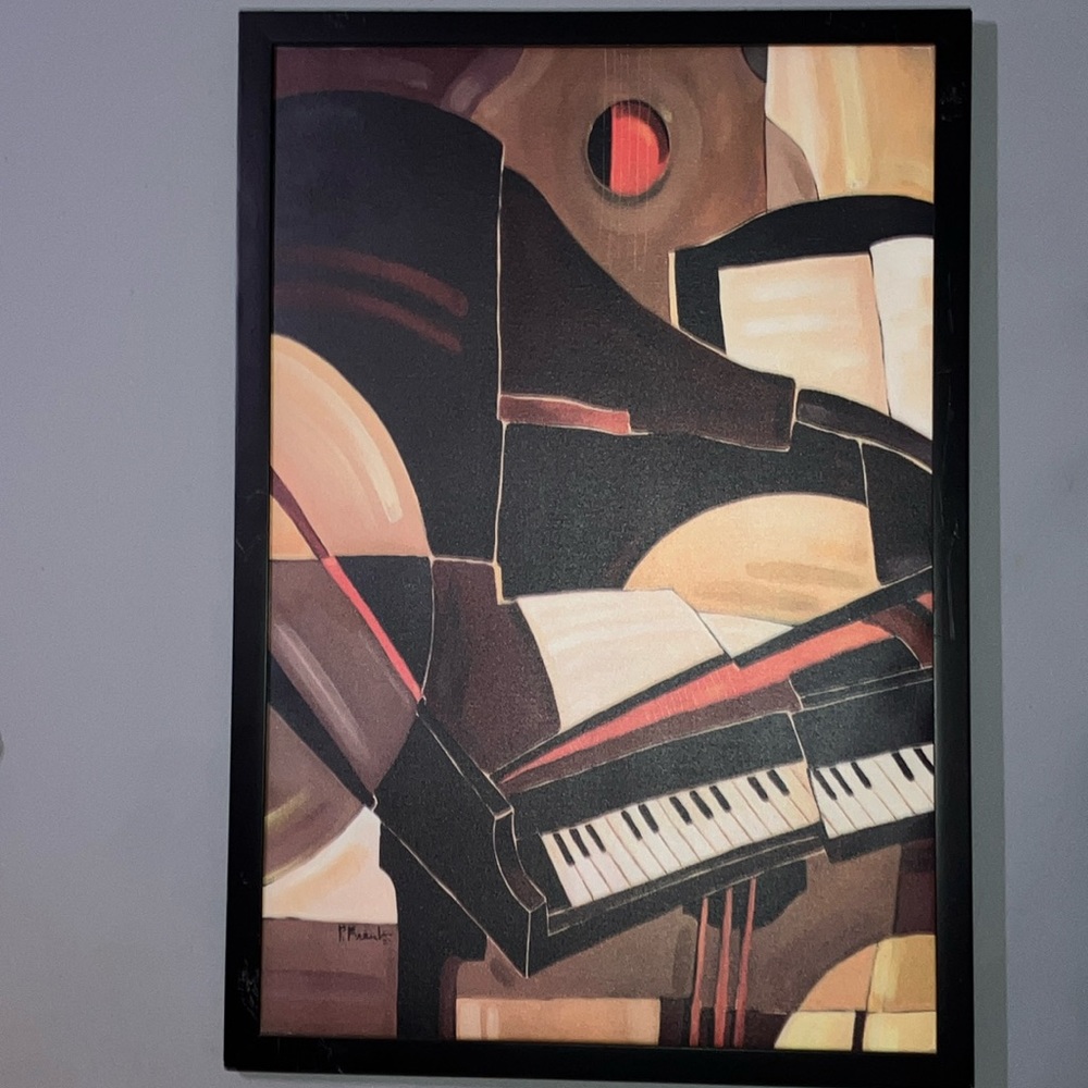 Abstract Piano painting